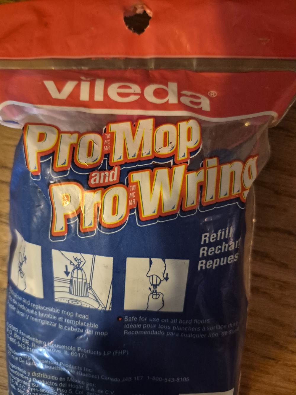 Vileda Pro Mop Pro Wring Refill Mop Head - New Old Stock, Discontinued 2002/2003